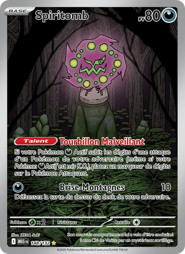 Carte Spiritomb 148/132 – Méga-Évolution