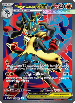 Carte Méga-Lucario-ex 160/132 – Méga-Évolution