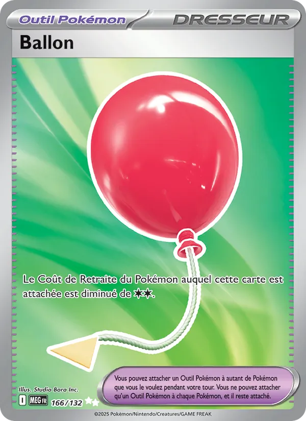 Carte Ballon 166/132 – Méga-Évolution