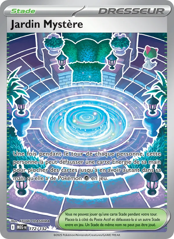Carte Jardin Mystère 172/132 – Méga-Évolution