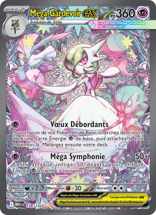 Carte Méga-Gardevoir-ex 178/132 – Méga-Évolution