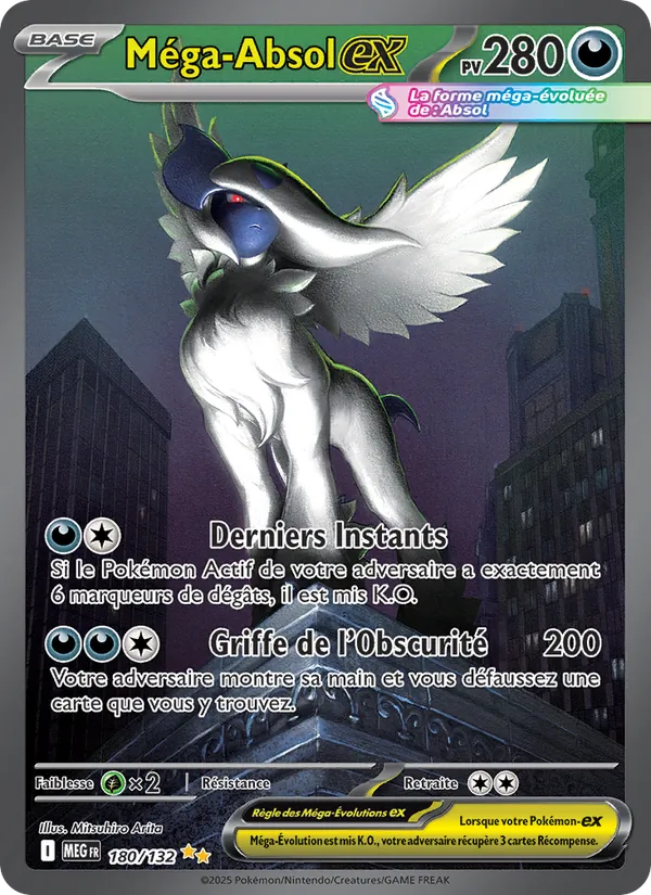 Carte Méga-Absol-ex 180/132 – Méga-Évolution