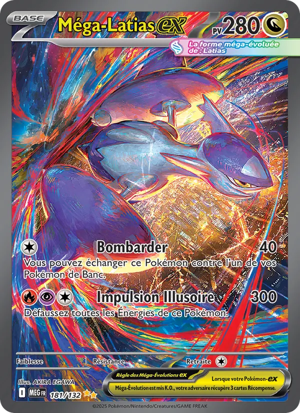 Carte Méga-Latias-ex 181/132 – Méga-Évolution