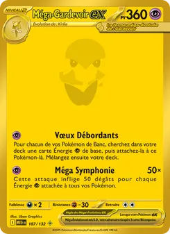 Carte Méga-Gardevoir-ex 187/132 – Méga-Évolution