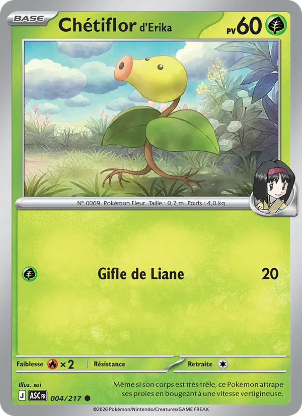 Carte Chétiflor d'Erika 004/217 – Héros Transcendants