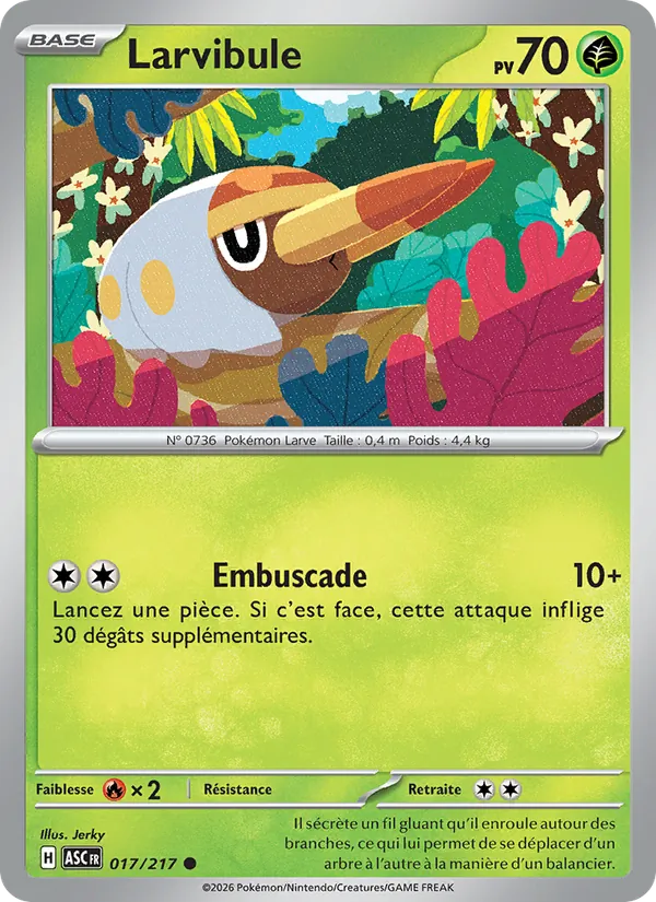 Carte Larvibule 017/217 – Héros Transcendants