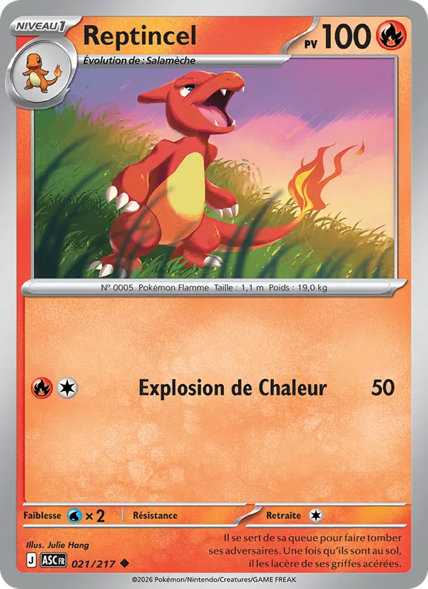 Carte Reptincel 021/217 – Héros Transcendants