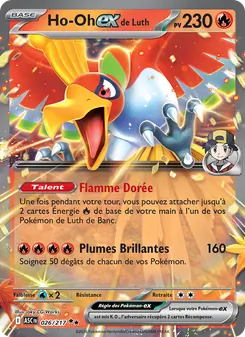 Carte Ho-Oh-ex de Luth 026/217 – Héros Transcendants