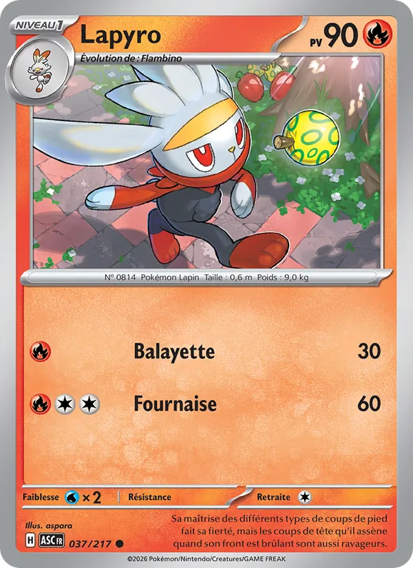 Carte Lapyro 037/217 – Héros Transcendants