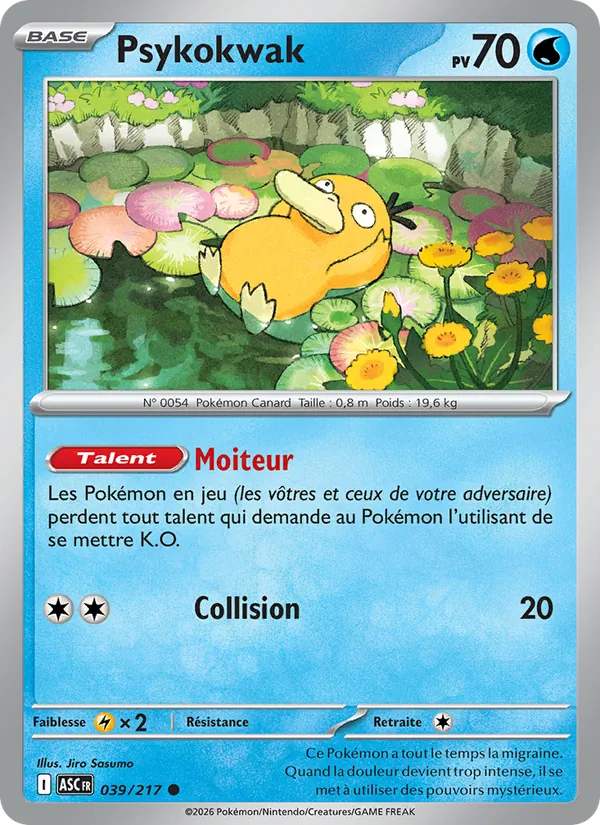 Carte Psykokwak 039/217 – Héros Transcendants
