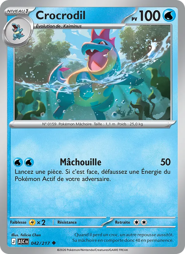 Carte Crocrodil 042/217 – Héros Transcendants