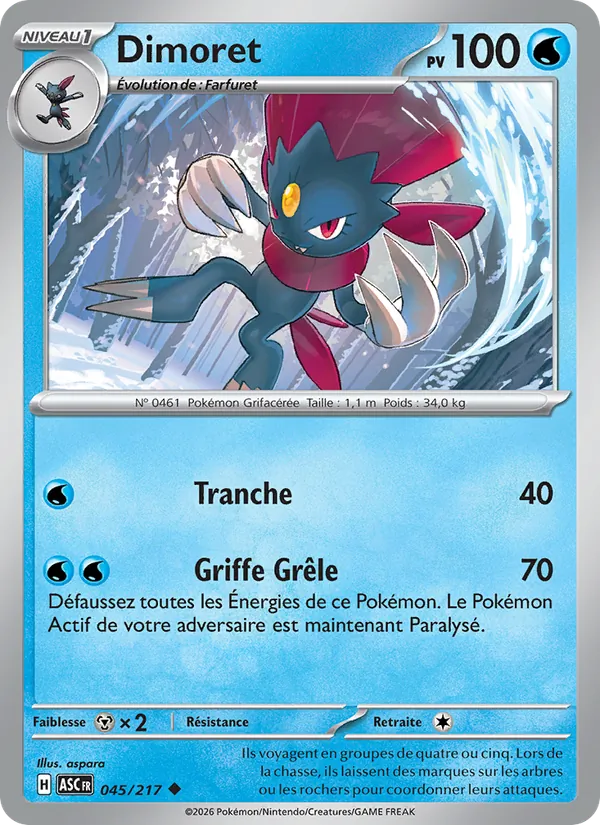 Carte Dimoret 045/217 – Héros Transcendants