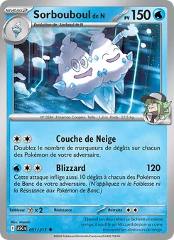 Carte Sorbouboul de N 051/217 – Héros Transcendants
