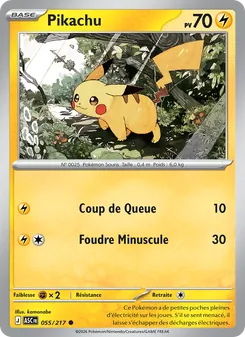 Carte Pikachu 055/217 – Héros Transcendants
