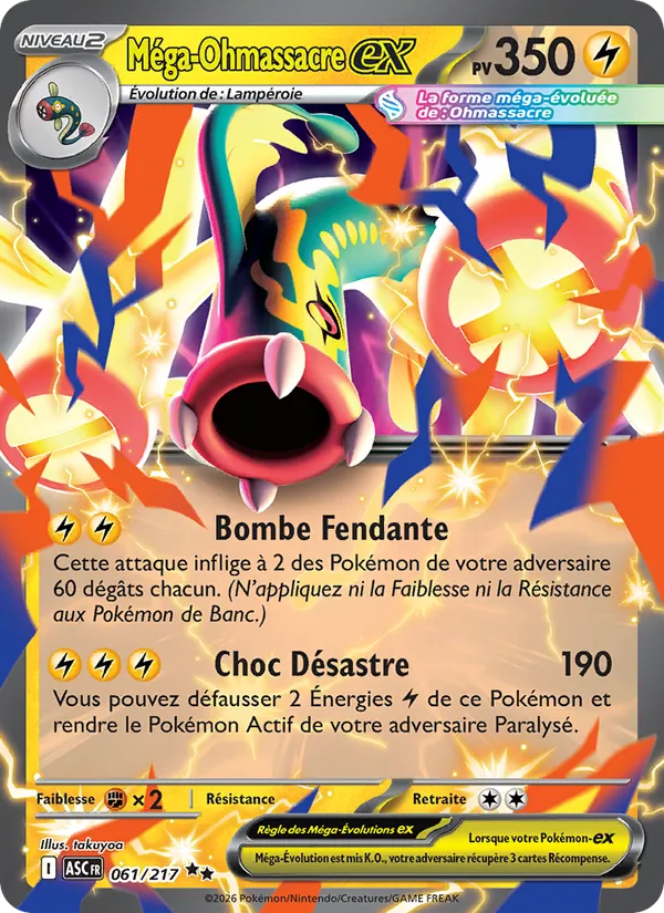 Carte Méga-Ohmassacre-ex 061/217 – Héros Transcendants