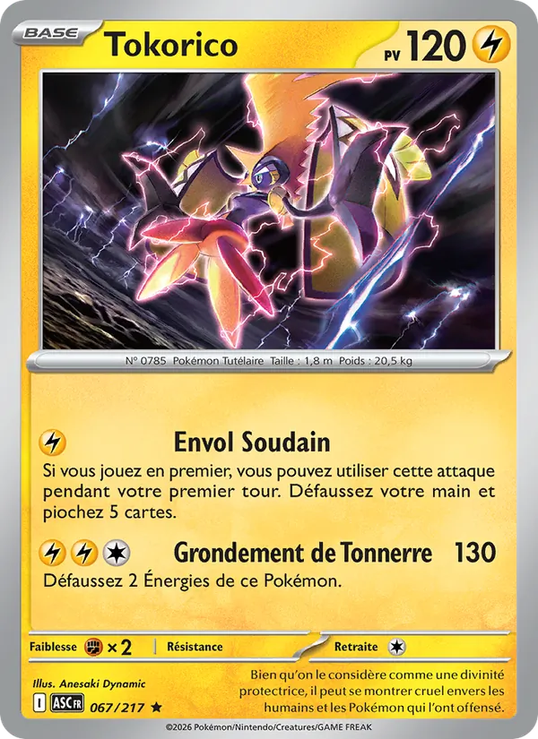 Carte Tokorico 067/217 – Héros Transcendants