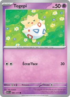 Carte Togepi 080/217 – Héros Transcendants