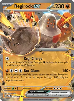 Carte Regirock-ex 107/217 – Héros Transcendants