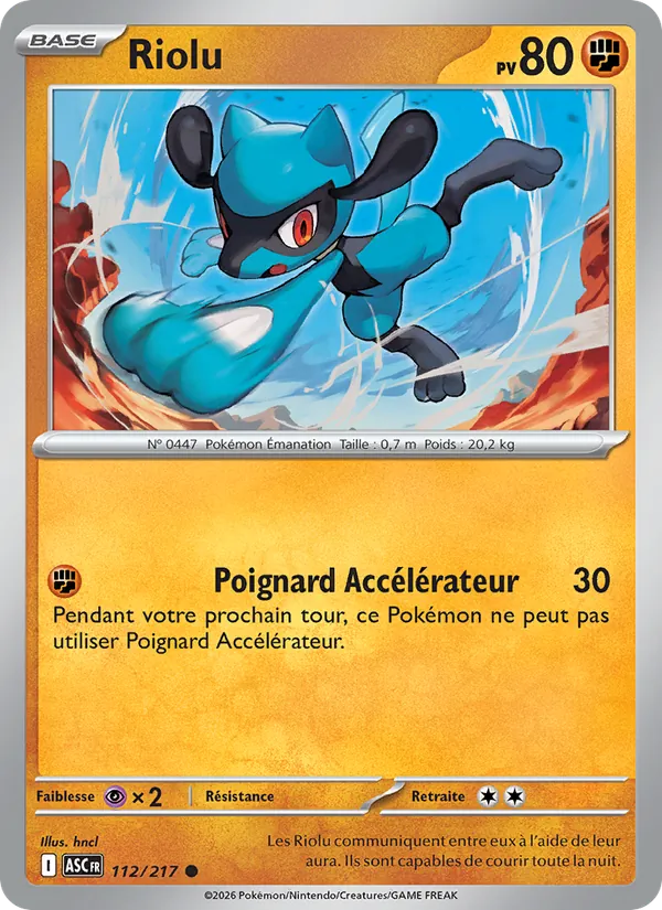Carte Riolu 112/217 – Héros Transcendants