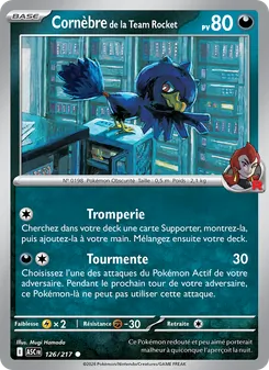 Carte Cornèbre de la Team Rocket 126/217 – Héros Transcendants