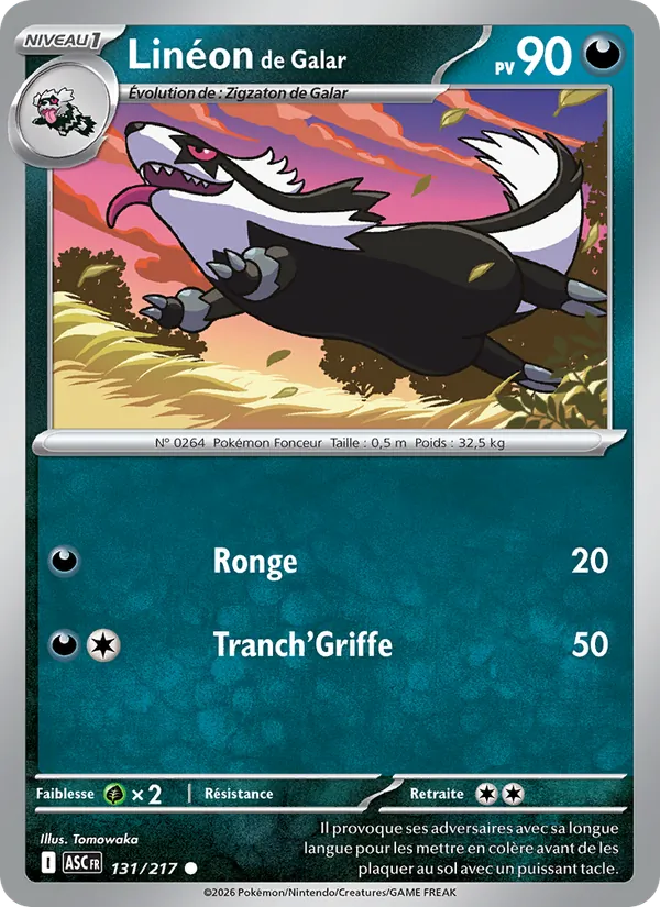 Carte Linéon de Galar 131/217 – Héros Transcendants