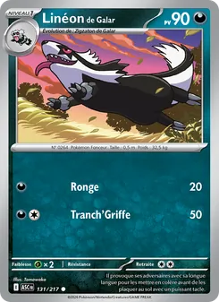 Carte Linéon de Galar 131/217 – Héros Transcendants