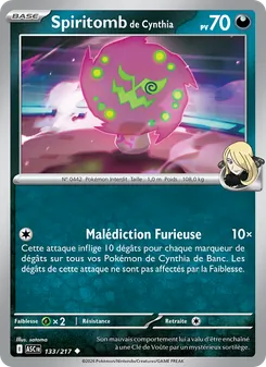 Carte Spiritomb de Cynthia 133/217 – Héros Transcendants