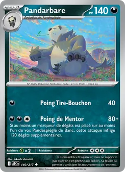 Carte Pandarbare 140/217 – Héros Transcendants