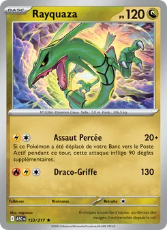 Carte Rayquaza 153/217 – Héros Transcendants