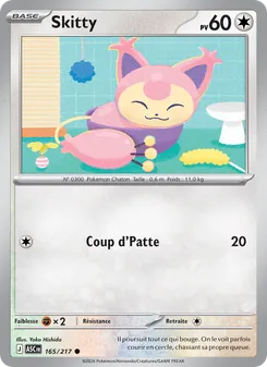 Carte Skitty 165/217 – Héros Transcendants