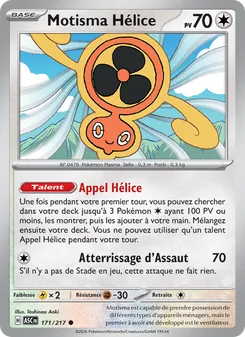 Carte Motisma Hélice 171/217 – Héros Transcendants