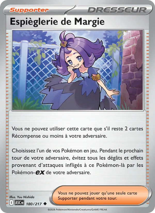 Carte Espièglerie de Margie 180/217 – Héros Transcendants