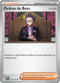 Carte Ordres du Boss 183/217 – Héros Transcendants