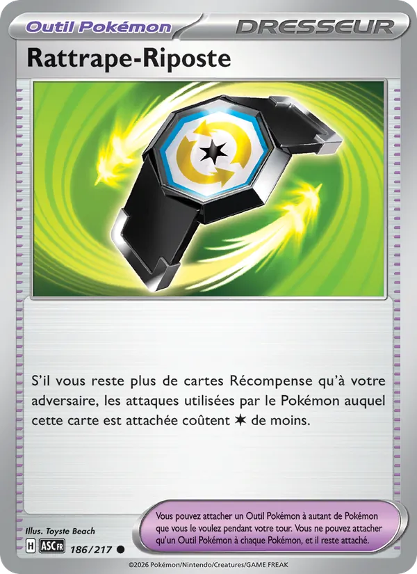 Carte Rattrape-Riposte 186/217 – Héros Transcendants