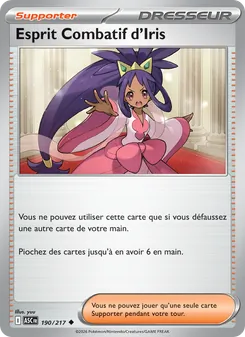 Carte Esprit Combatif d'Iris 190/217 – Héros Transcendants