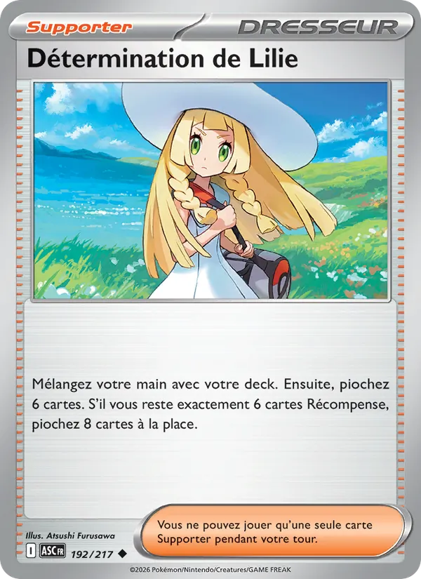 Carte Détermination de Lilie 192/217 – Héros Transcendants