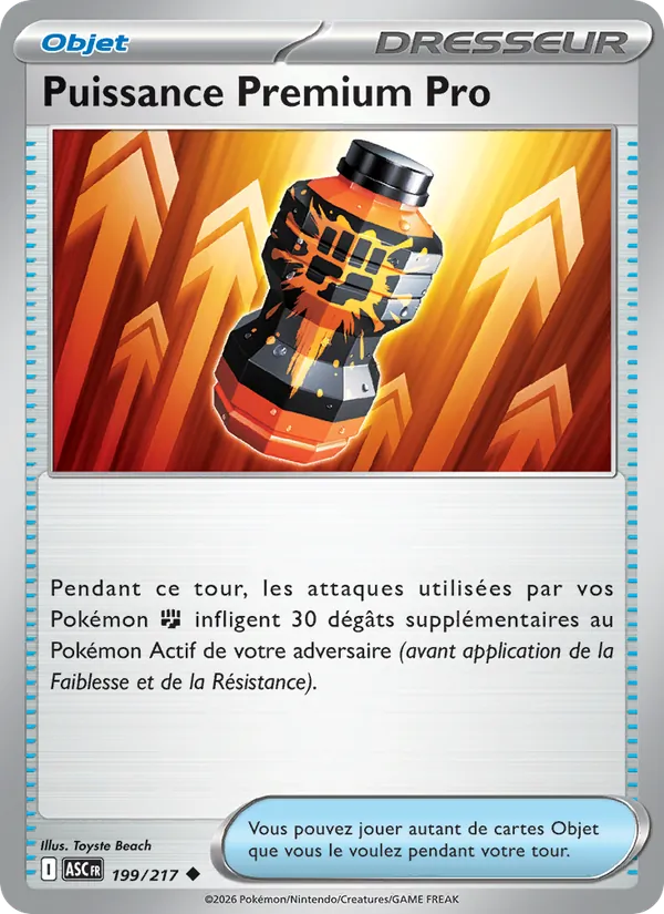 Carte Puissance Premium Pro 199/217 – Héros Transcendants