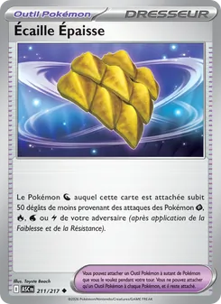 Carte Écaille Épaisse 211/217 – Héros Transcendants