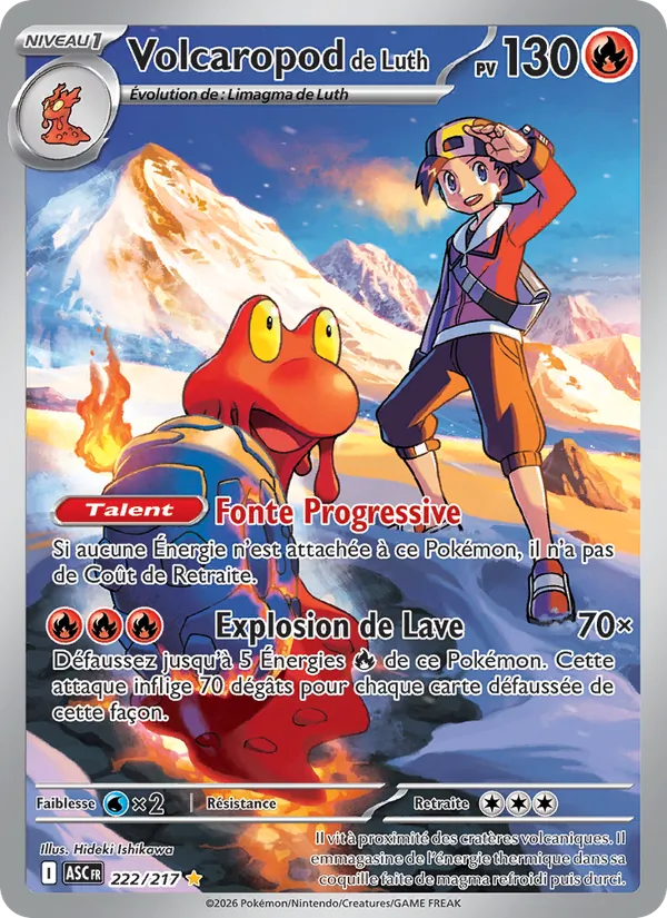 Carte Volcaropod de Luth 222/217 – Héros Transcendants