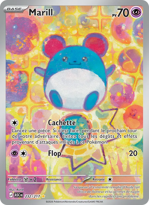 Carte Marill 232/217 – Héros Transcendants