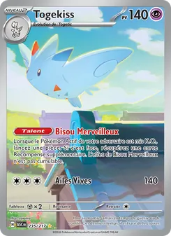 Carte Togekiss 235/217 – Héros Transcendants