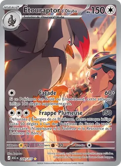 Carte Étouraptor d'Okuba 249/217 – Héros Transcendants