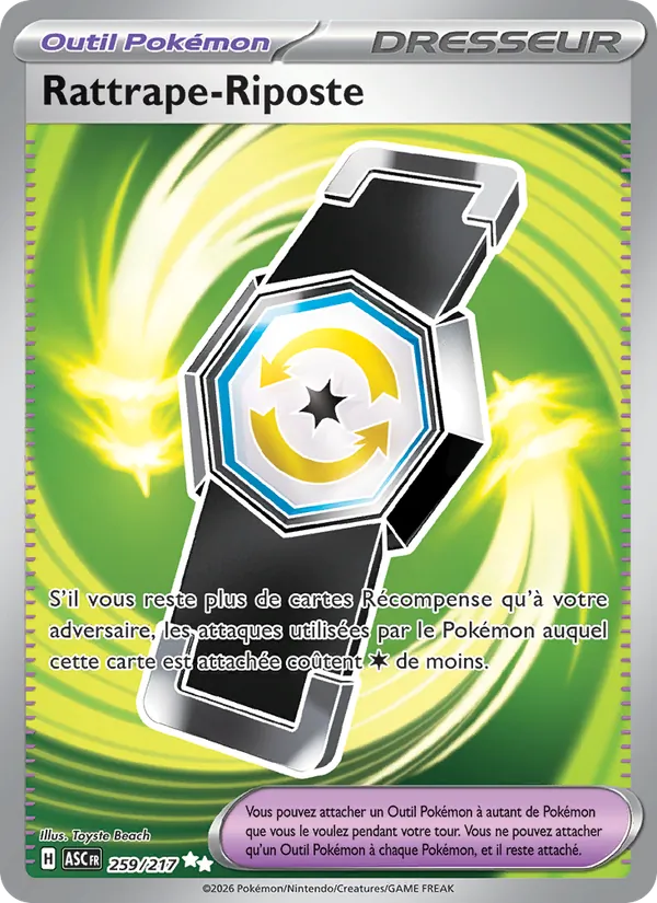 Carte Rattrape-Riposte 259/217 – Héros Transcendants