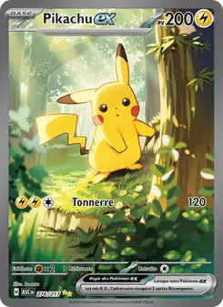 Carte Pikachu-ex 276/217 – Héros Transcendants