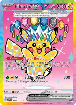 Carte Pikachu-ex 277/217 – Héros Transcendants