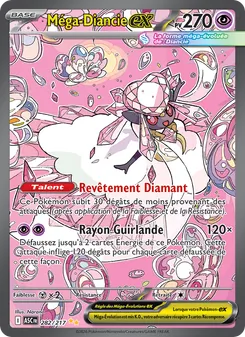 Carte Méga-Diancie-ex 282/217 – Héros Transcendants