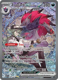 Carte Zoroark-ex de N 286/217 – Héros Transcendants