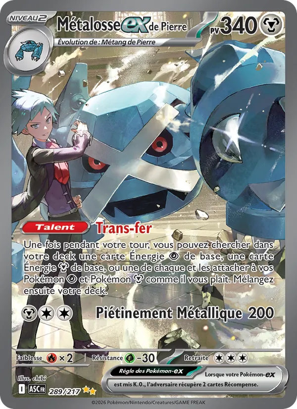 Carte Métalosse-ex de Pierre 289/217 – Héros Transcendants