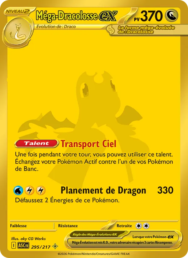 Carte Méga-Dracolosse-ex 295/217 – Héros Transcendants