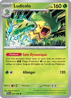 Carte Ludicolo 007/094 – Flammes Fantasmagoriques